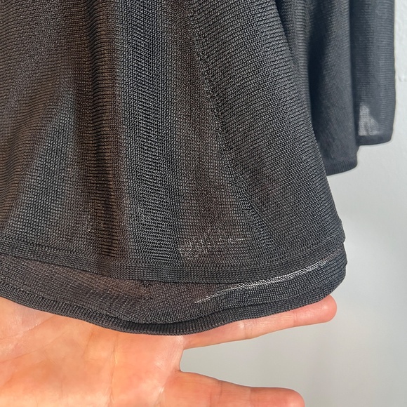 RARE ALC Lena Dress Black Mesh Knit - Picture 7 of 9